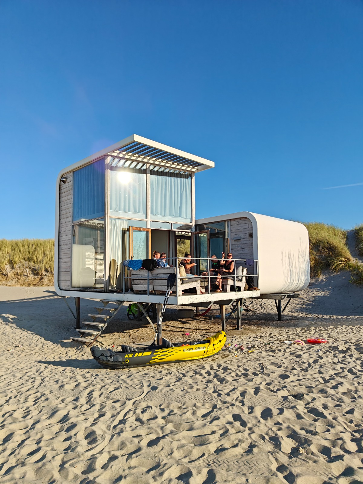Strandhuisje in Nieuwvliet, Zeeland – zeezicht, foto 3
